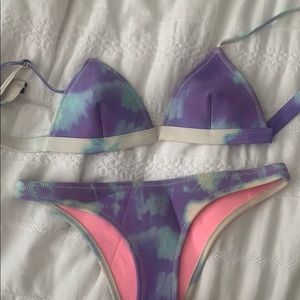 Triangl tie dye swimsuit
